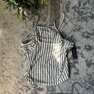 AE Ruffle Crop Tank NWT